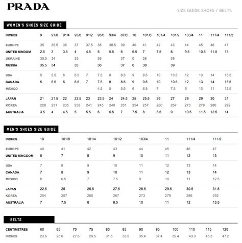 prada size 48|Prada women's size chart.